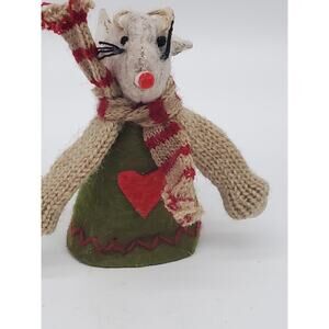 Fabric Ornament - Winter Mouse